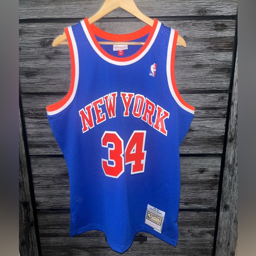 ‼️ Mitchell & Ness Charles Oakley New York Knicks 1991/92 Swingman Jersey - XL